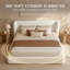 Cadre de lit Fournier AirFrame King avec tête de lit, cadre de lit plateforme rembourré Cloud, rembourrage en mousse de 12 cm, sans sommier, montage facile-84464860-84185289