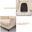 Housses de protection de meubles pour fauteuils à oreilles, housses de coussin en T extensibles 2 pièces, anti-boulochage, ajustement du bas élastique, lavable à la machine-2011179105