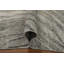 Tapis gris contemporain à motif de lignes fluides 5 x 7