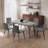 Iras 6 - Person Extendable Dining Set, 61.4'' Dining Table Sets-1450584910