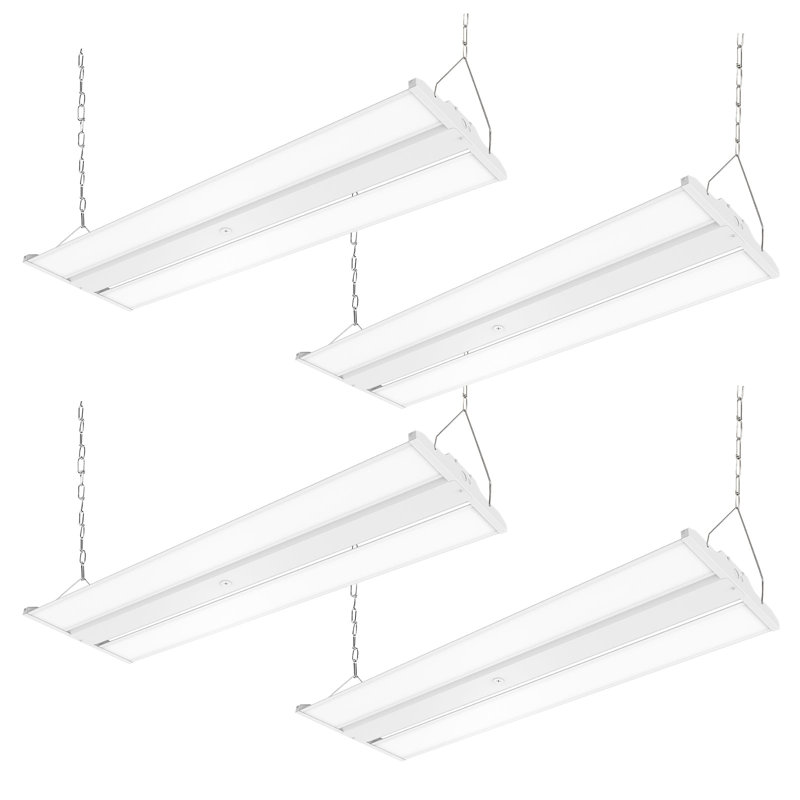 Run Bison Dimmable Linear High Bay Ceiling Light-4PK