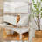 Mid Century Modern Grooved Handle Wood Nightstands Side Table Bedroom Storage Drawer-83329806