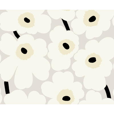 Unikko Floral Paper/Non-Woven Wallpaper Roll
