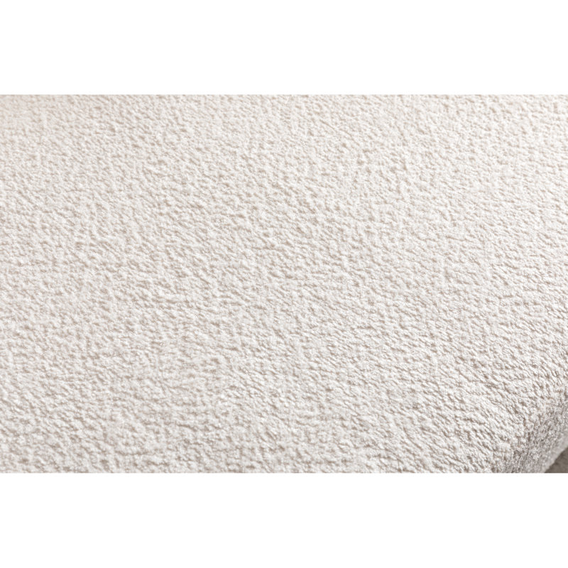 Canapé en polaire bouclé blanc Living Room