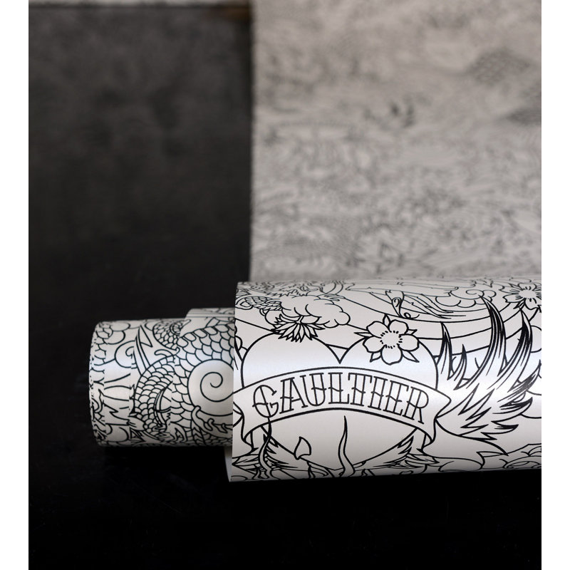Les Papiers Wallpaper Double Roll, Argent