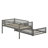 Full XL Over Queen Bunk Bed With Guardrails And Ladder-1026937881