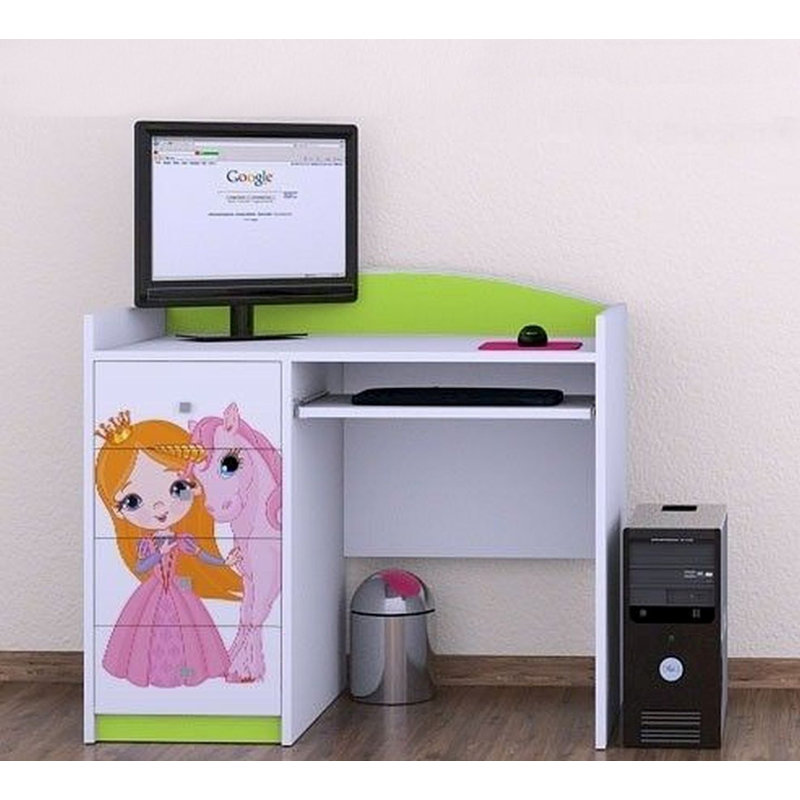 Kerin 100cm Computer Desk, Green