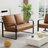 Azita 49'' Faux Leather Loveseat-857058379-840166196