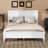 Solid Wood Bed Frame With Headboard, Foot Board And Slats-241720416-241720417
