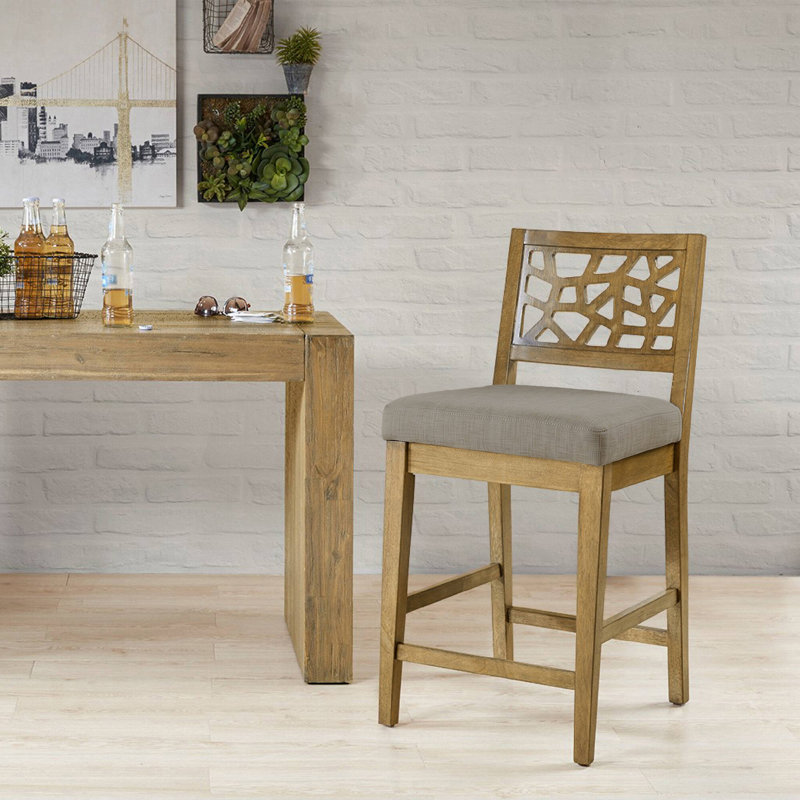 Liev Solid Wood Counter Stool, Counter Stool (26" Seat Height)