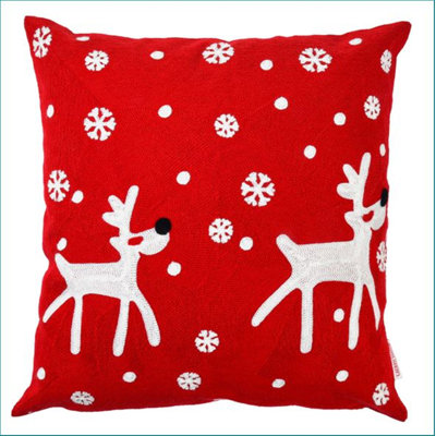  Coussin en coton Snowfall