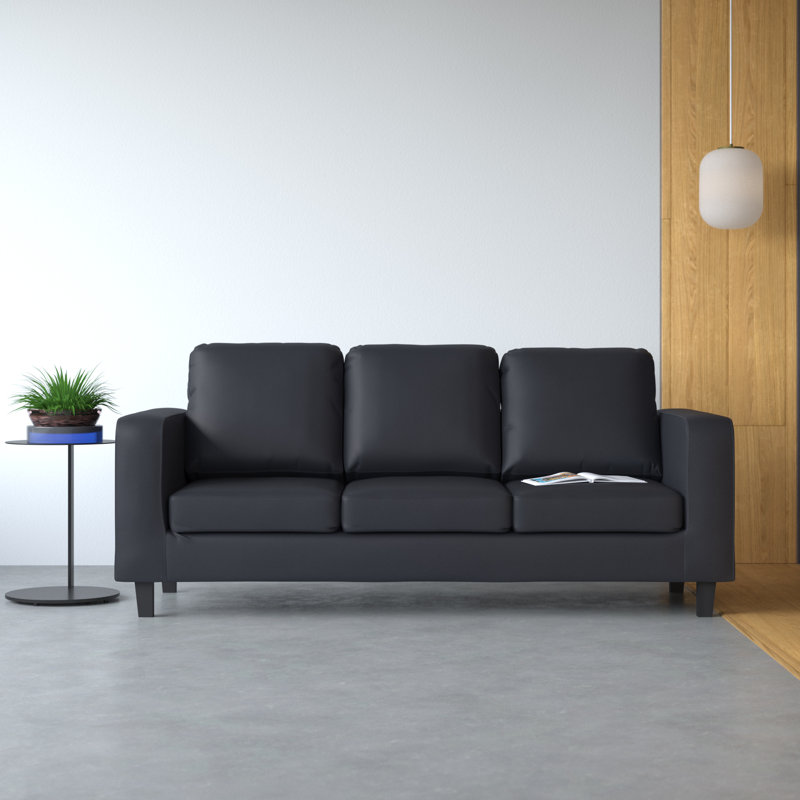 Absarokee 3 Seater Sofa Faux Leather