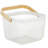 Latitude Run Mesh Tote With Bamboo Handle-1657176171