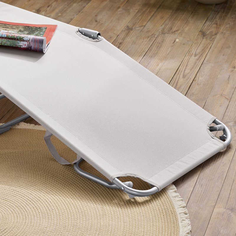 Flanderson 195cm Long Reclining Chaise Lounge Set, Beige