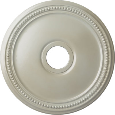Endurathane Diane Ceiling Medallion, 18"OD x 3 5/8"ID x 1 1/8"P (Fits Canopies up to 5 3/8"), Hand-Painted Flash Blue Finish