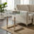 Glass Top End Table