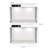Smart LED Shoe Boxes Sneaker Display Case, Auto Clear Shoe Storage Boxes With LED Lights, Clear Plastic Stackable Shoe Storage Organizer For Sneaker, Figures (2 Pack)