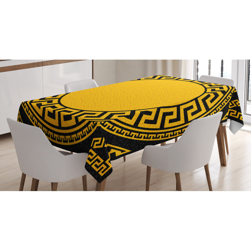 Geometric Tablecloth, 84" L x 60" W