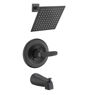 Ensemble de garniture de robinet de douche à pluie de remplacement 8 "pour système de douche carrée à haute pression et système de poignées Delta 13/14