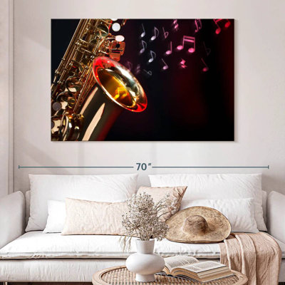 Notes de musique pour saxophone Abarca