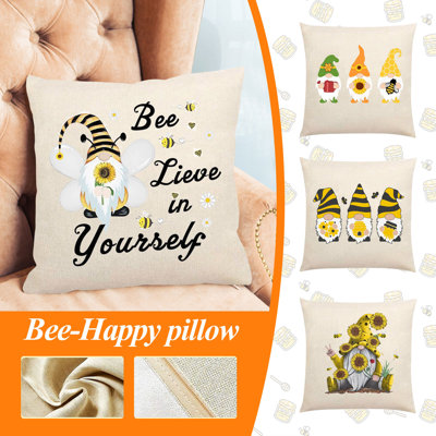 Housse de coussin carrée Honeybees
