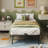 Antioch Twin Metal Bed with 360° Mattress Retainers and Under-Bed Storage, No Box Spring Needed, Easy Assembly-516876028