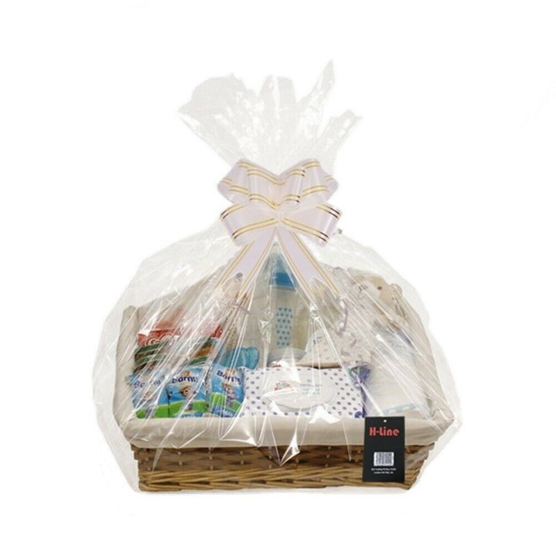 H-line Wicker Decorative Basket, 15cm H x 25cm W x 36cm D