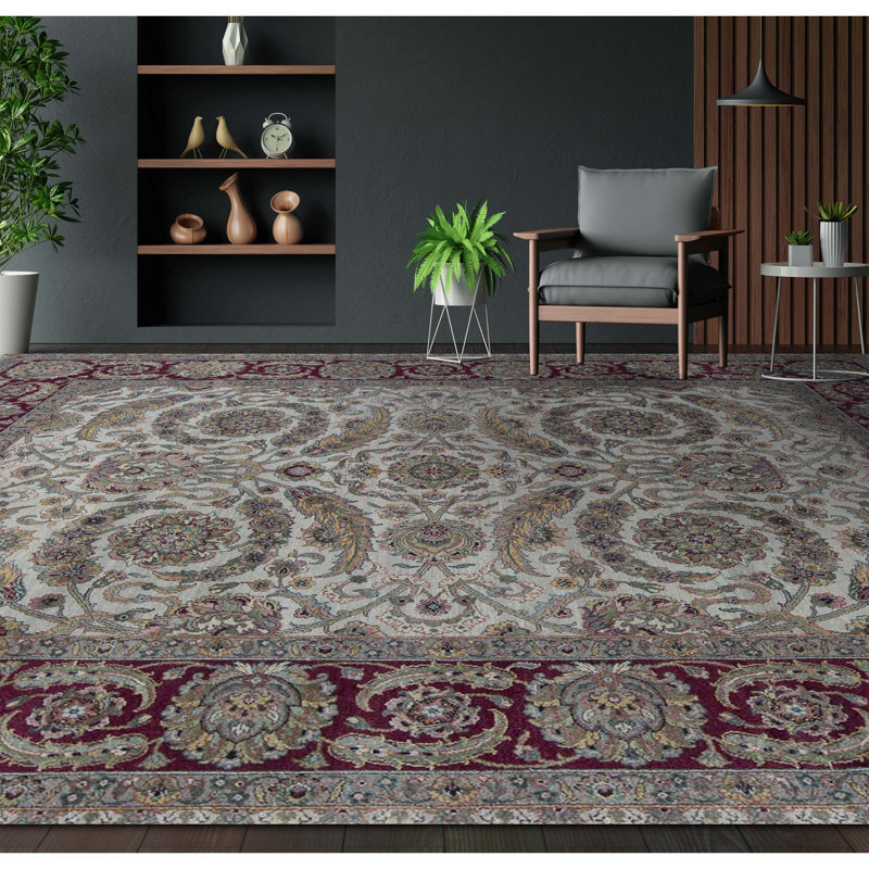 Wool Oriental Area Rug, Rectangle 8'10" x 11'5"
