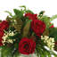 Holiday Floral with Roses, Baby's Breath and Evergreen