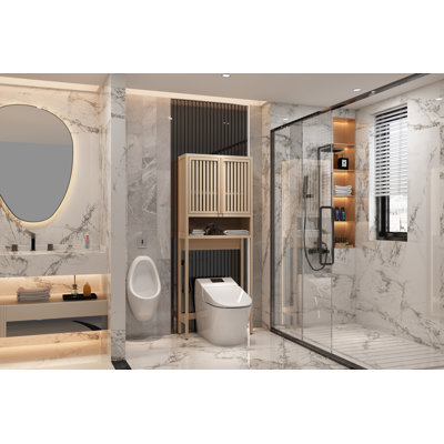 Rangement au-dessus de la toilette en bambou Lamora
