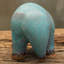 Figurine en céramique glaçage marbré Rami