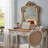 Adjustable Wooden Tabletop Mirror