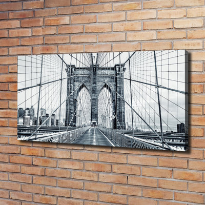Brooklyn Bridge - Wrapped Canvas Print