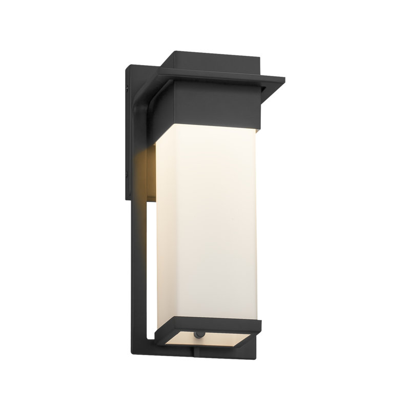 Carlotte LED Wall Light, Matte Black, 12" H x 5" W x 5.5" D