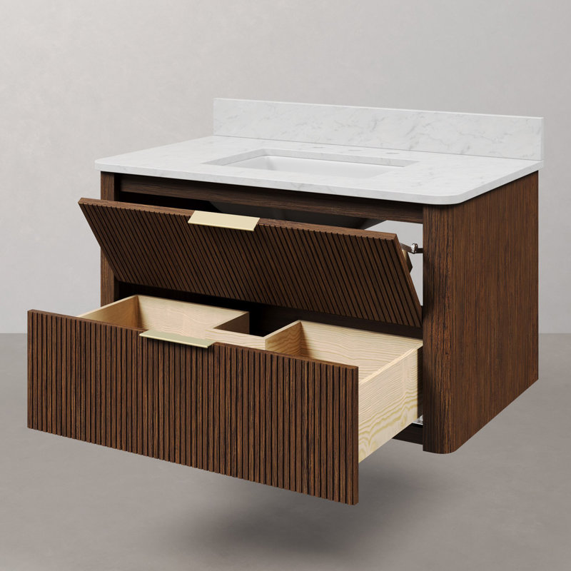 Ensemble de meuble-lavabo flottant Clapp, 36"