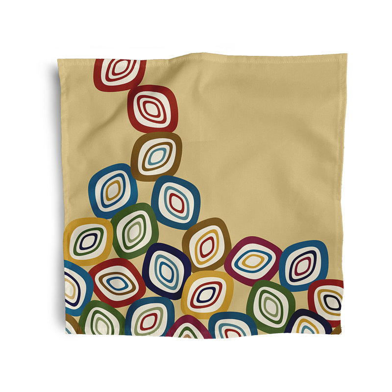 Serviette 22 po, L 18 po x L 18 po, Or