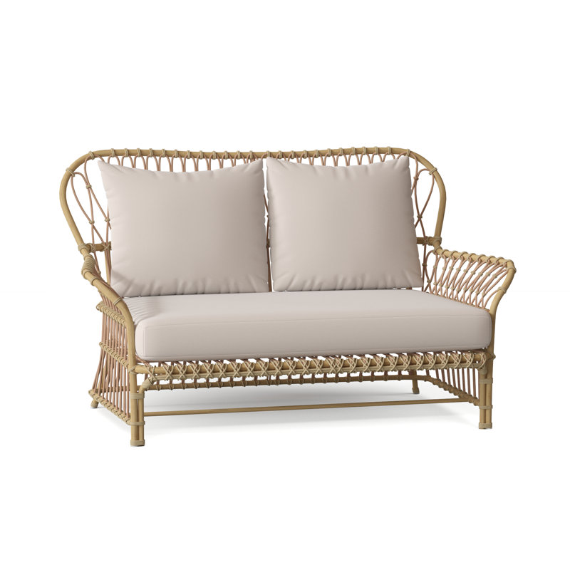 Savannah Outdoor 2 - Seat Loveseat, Canvas Canvas Sunbrella® Canvas