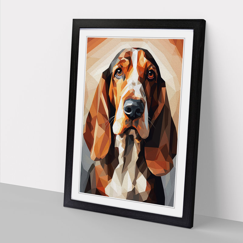 Single Picture Frame Print on Wood, Black Framed, 46cm H x 34cm W