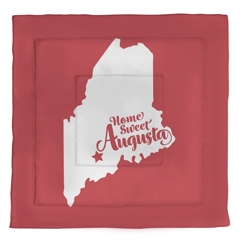 Maine Polyester Comforter, Twin XL Comforter, Red
