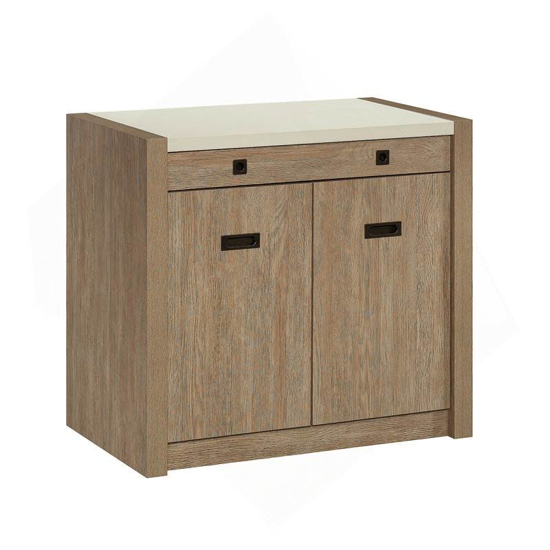 Library Base, Brown finish