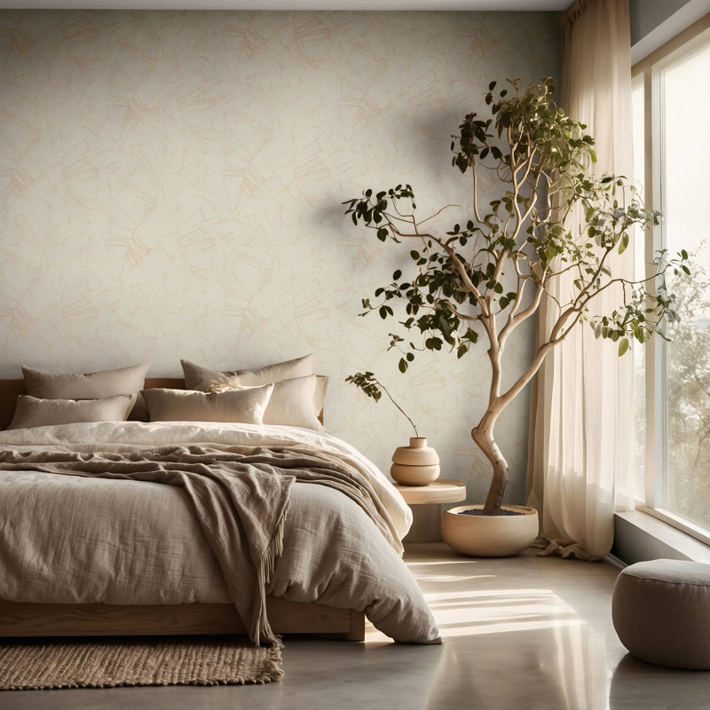 Galerie Terra Abstract Eco Clay Wallpaper, Grey