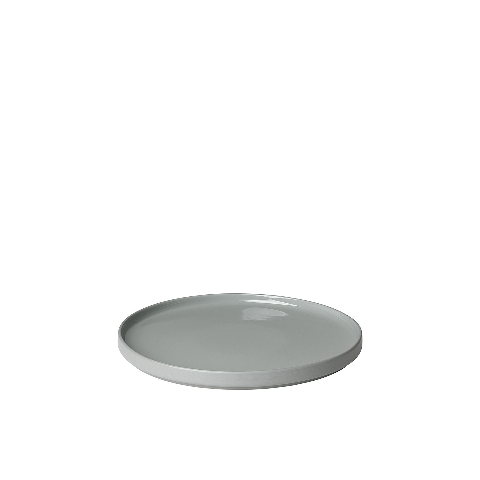 PILAR Stoneware 10.63" Dinner Plate, Gray