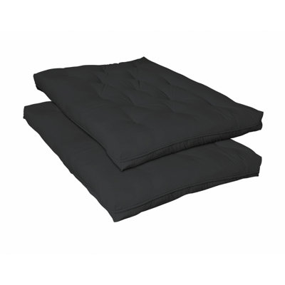 Coussin à futon Time Inner Premium de 9 pouces noir