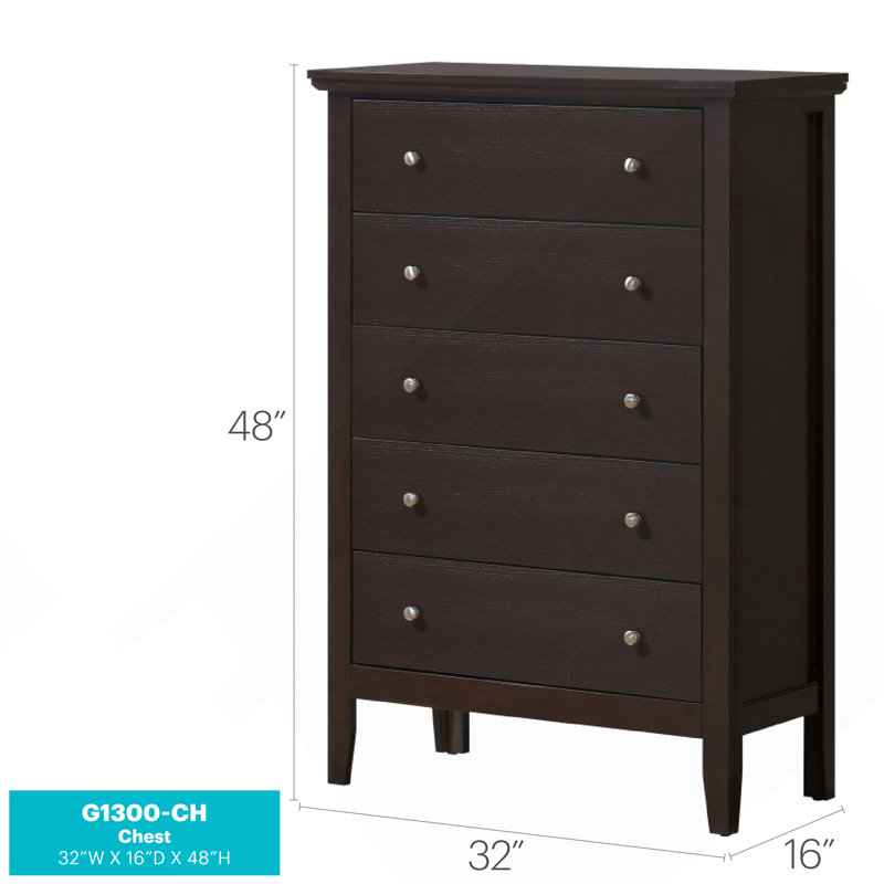 Commode Primo G1300-CH, espresso, Bourgogne