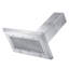 36" KF 400 CFM Convertible Wall Mount Range Hood in Brushed 430 Stainless Steel