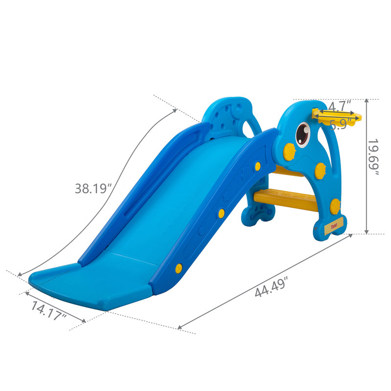 Phoebecat 20.5'' W Plastic Freestanding Slide