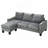 Sofa Chaise , GRAY