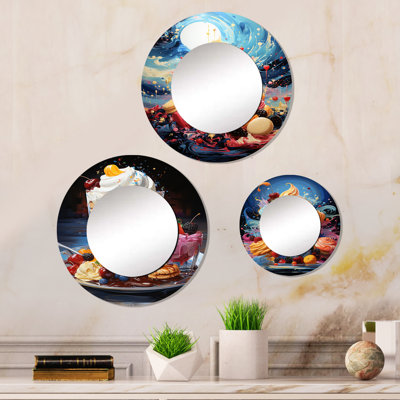 Shenfield Metal Round Mirror