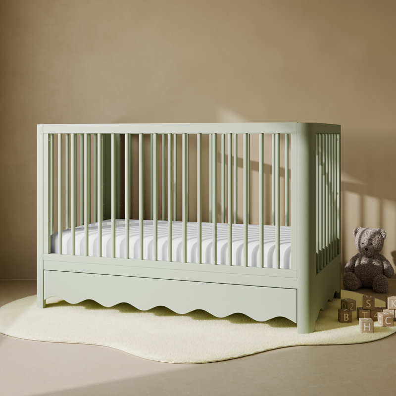 Storkcraft Casablanca Deluxe 5-In-1 Convertible Crib, Sage