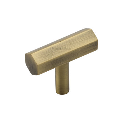 Heritage Brass Heritage Cabinet Knob Hexagon Bar Design 41mm